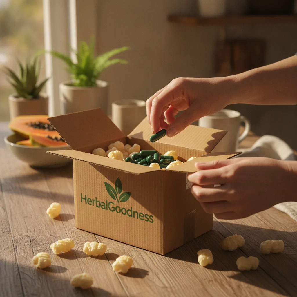 sustainable packing herbal supplements