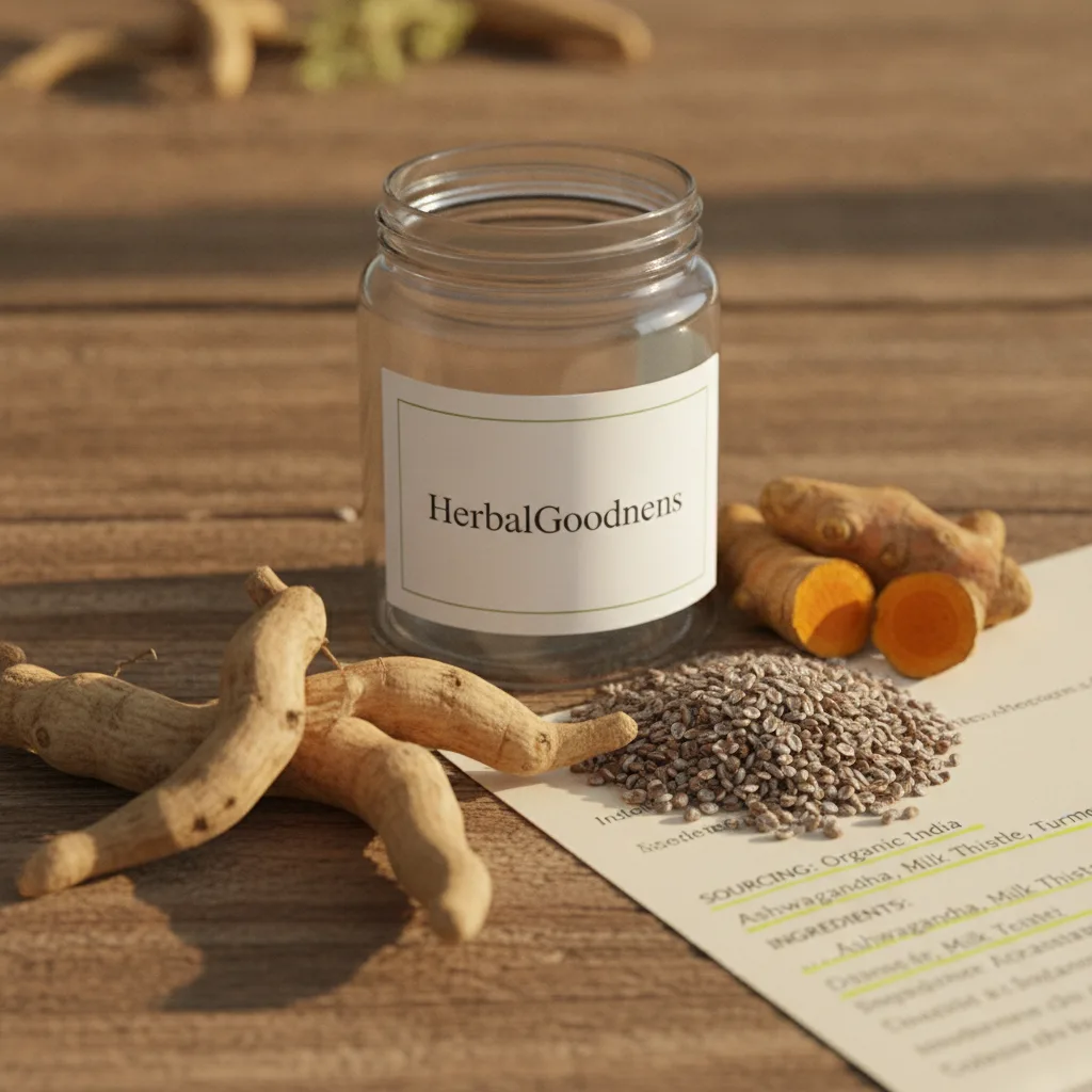 herbal supplement packaging concept