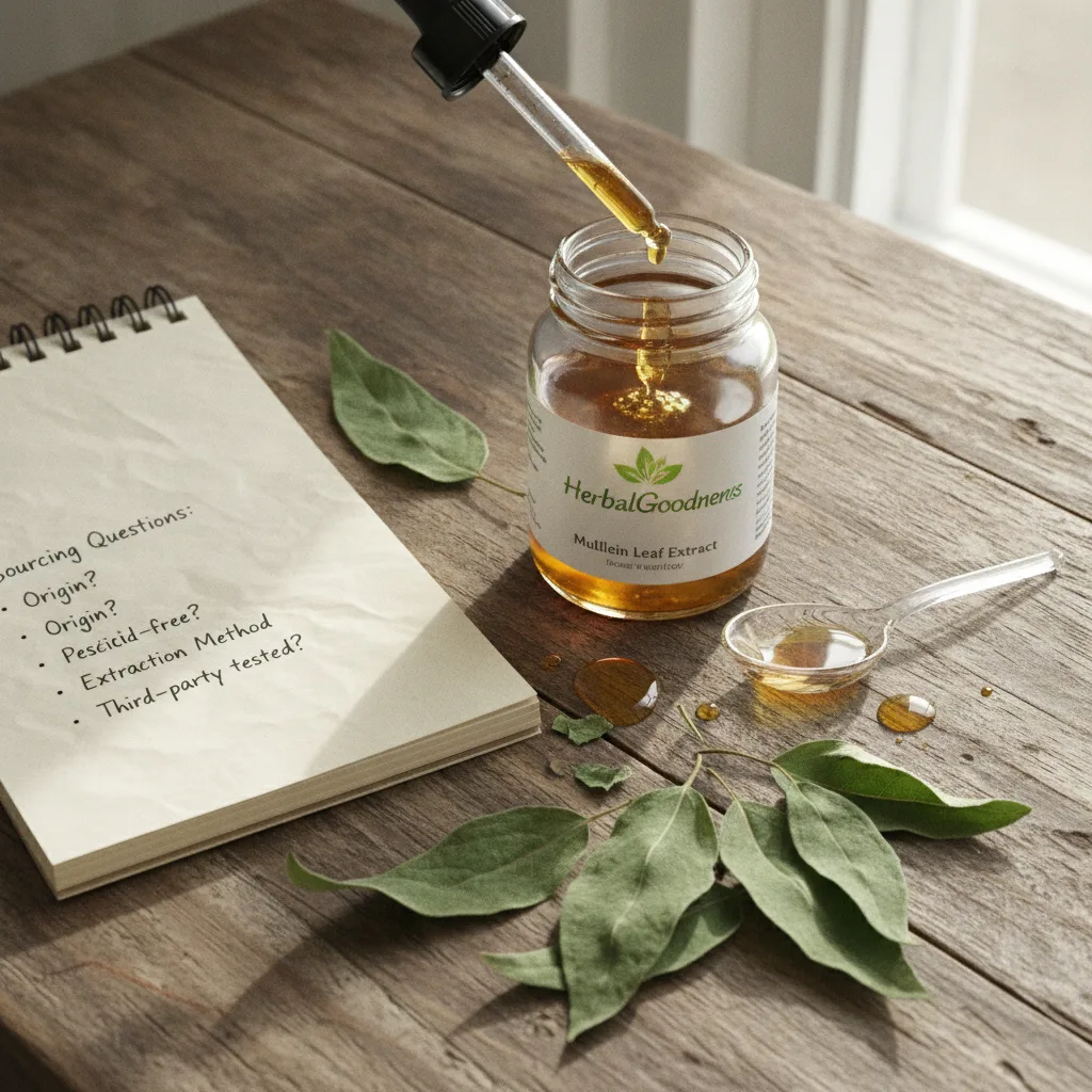 mullein tea supply chain