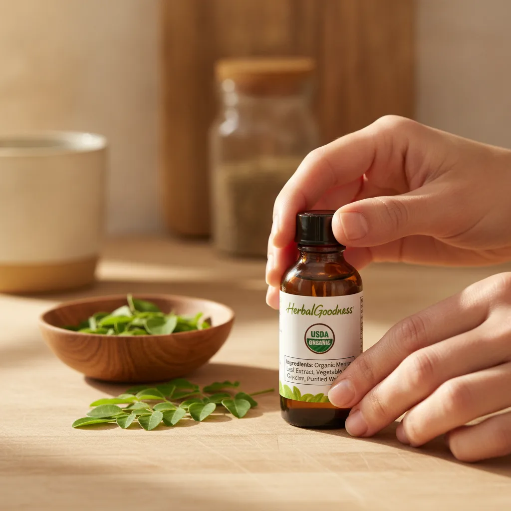 organic-moringa-extract-supplement-checklist