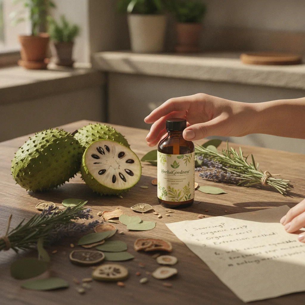 certificate of analysis soursop