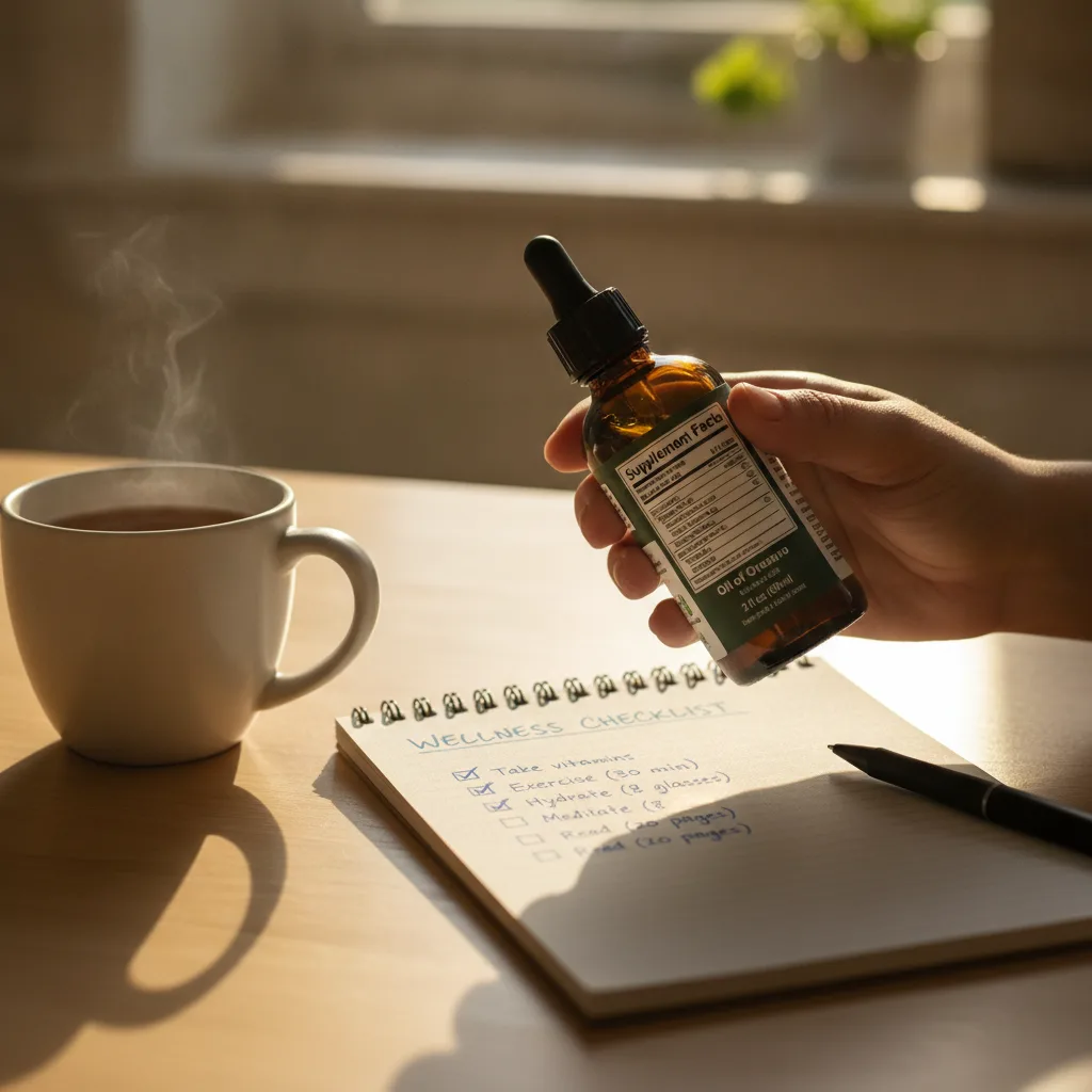 customer researching oregano oil online
