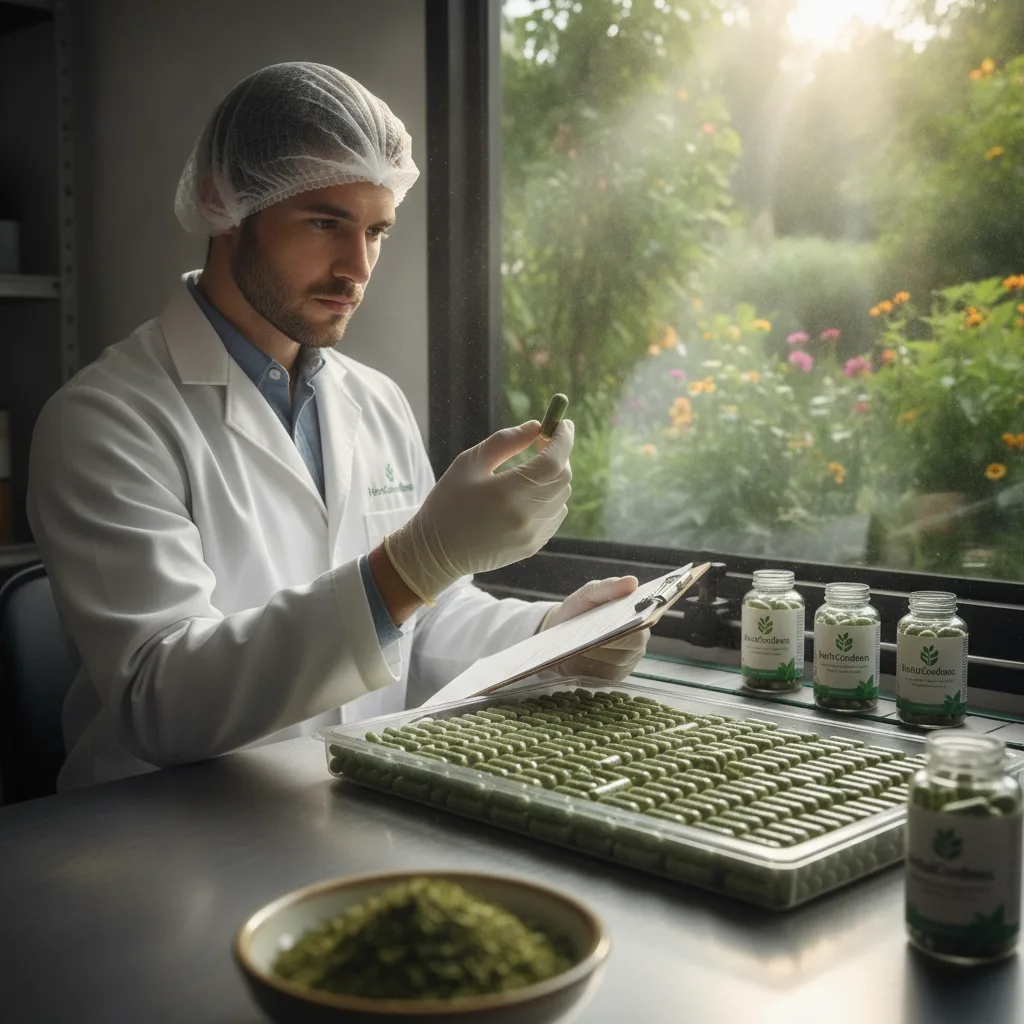 Clean organic supplement manufacturing
