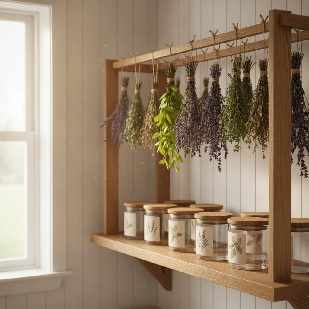 dried herbs bouquet