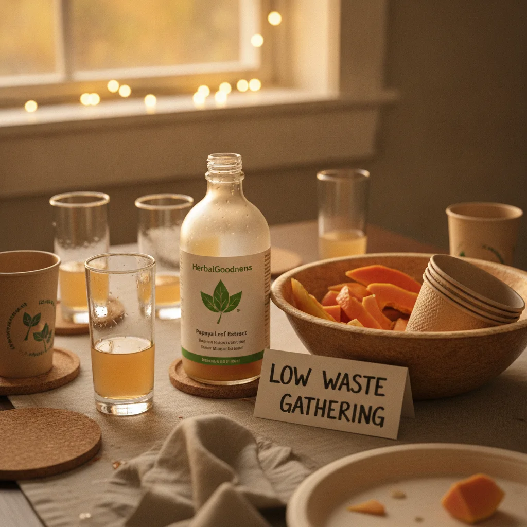 Professional labeling and sample setup at a papaya extract workshop