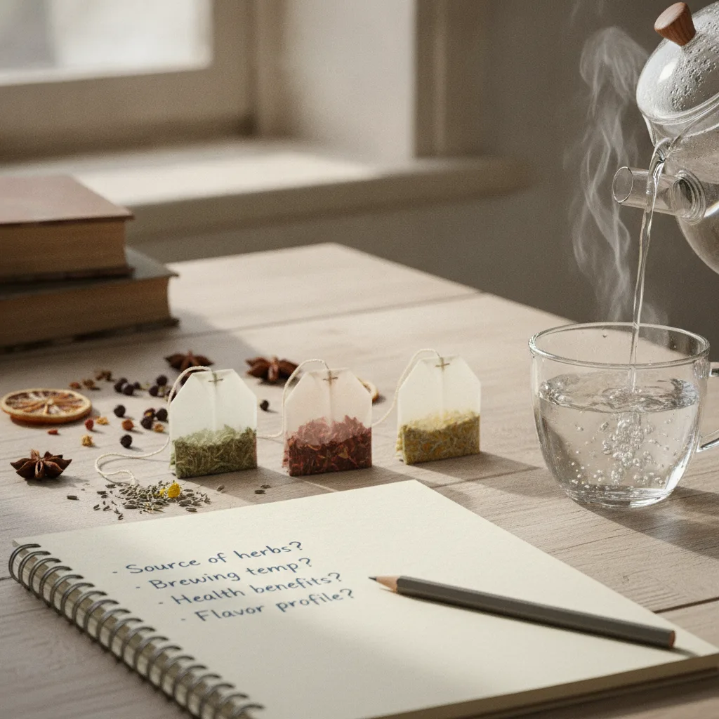 herbal tea bag quality test