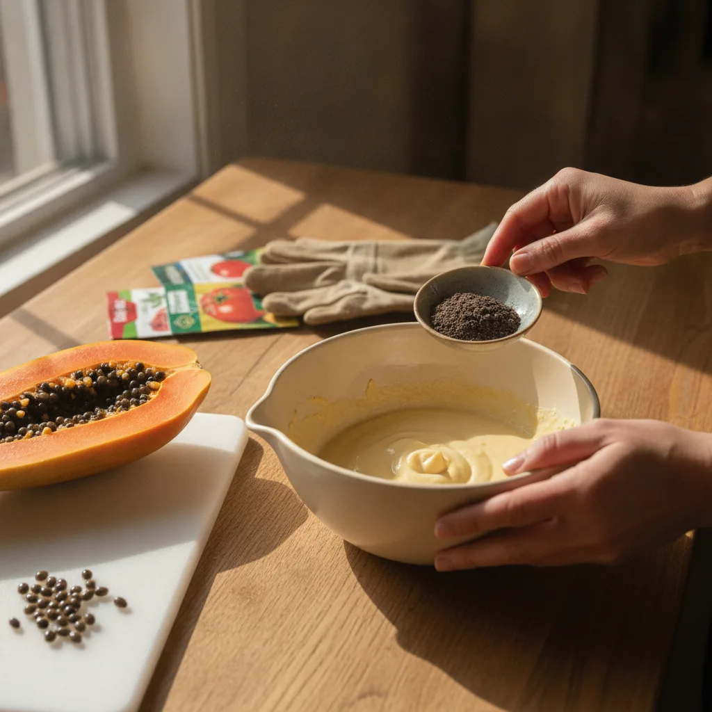 single-origin papaya seeds