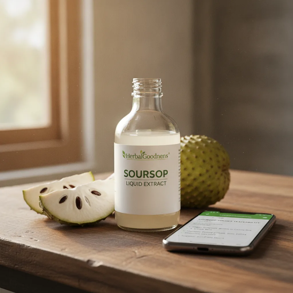 soursop global regions and supply chain map