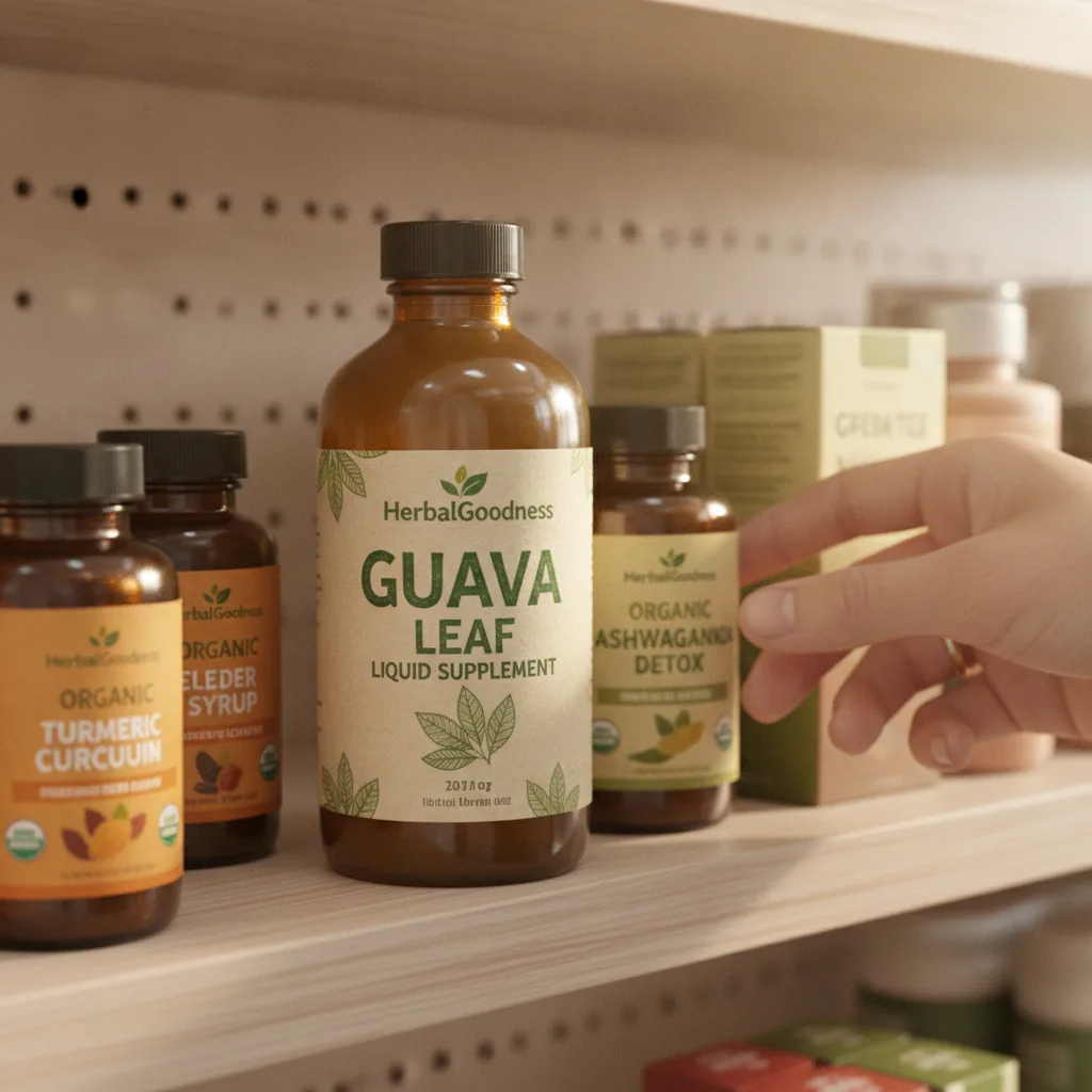 herbal supplement shelf