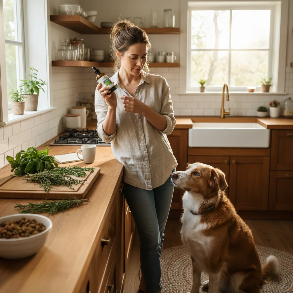 pet with moringa supplement