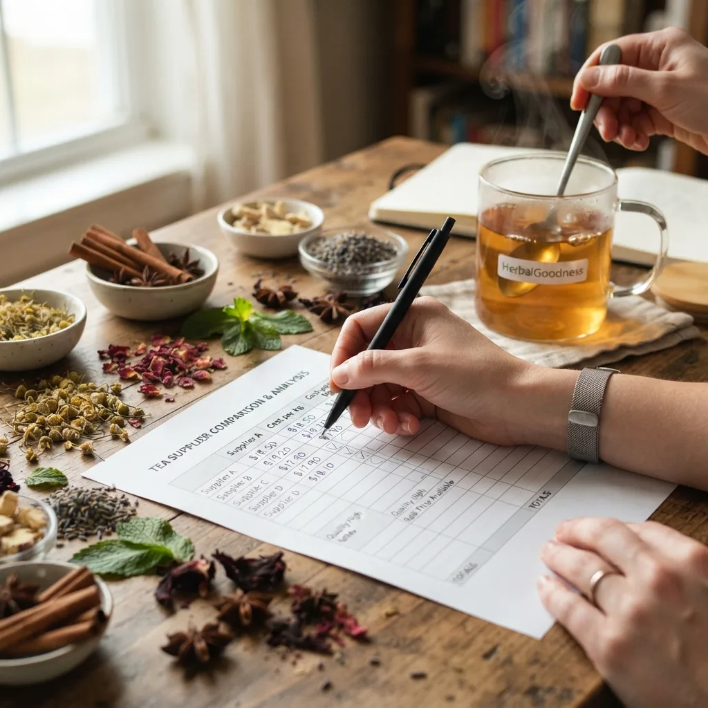 herbal tea blends supply chain