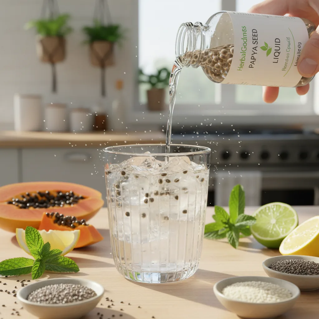 papaya-seed-dressing-on-salad