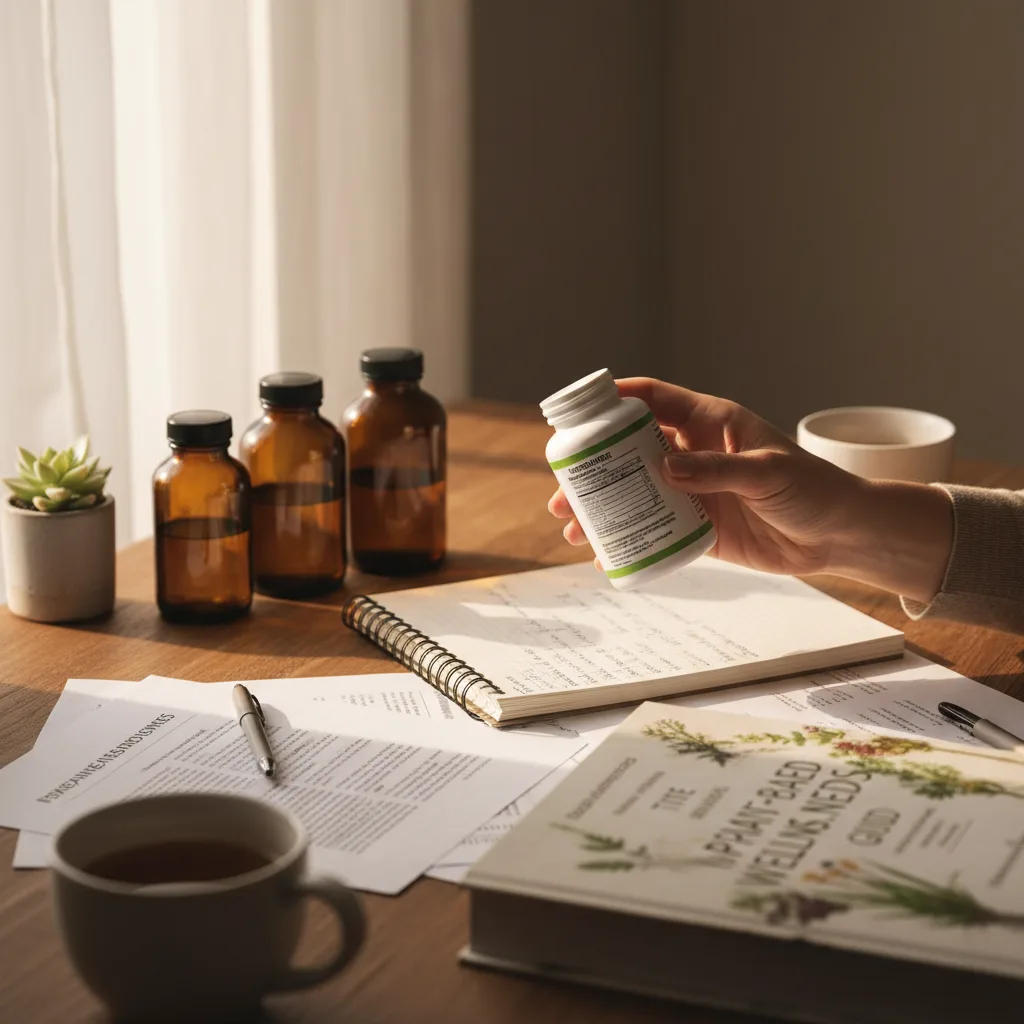 checking supplement capsules