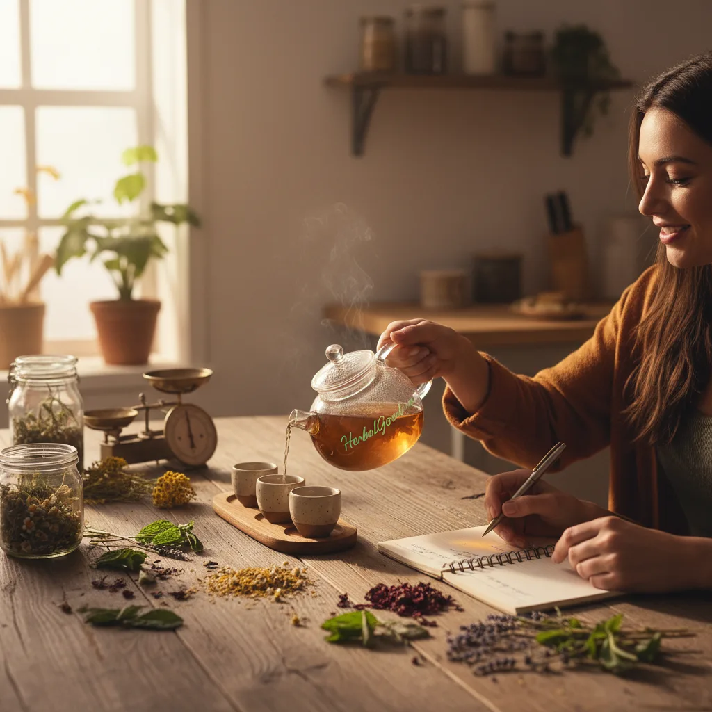 tasting session and tea market feedback