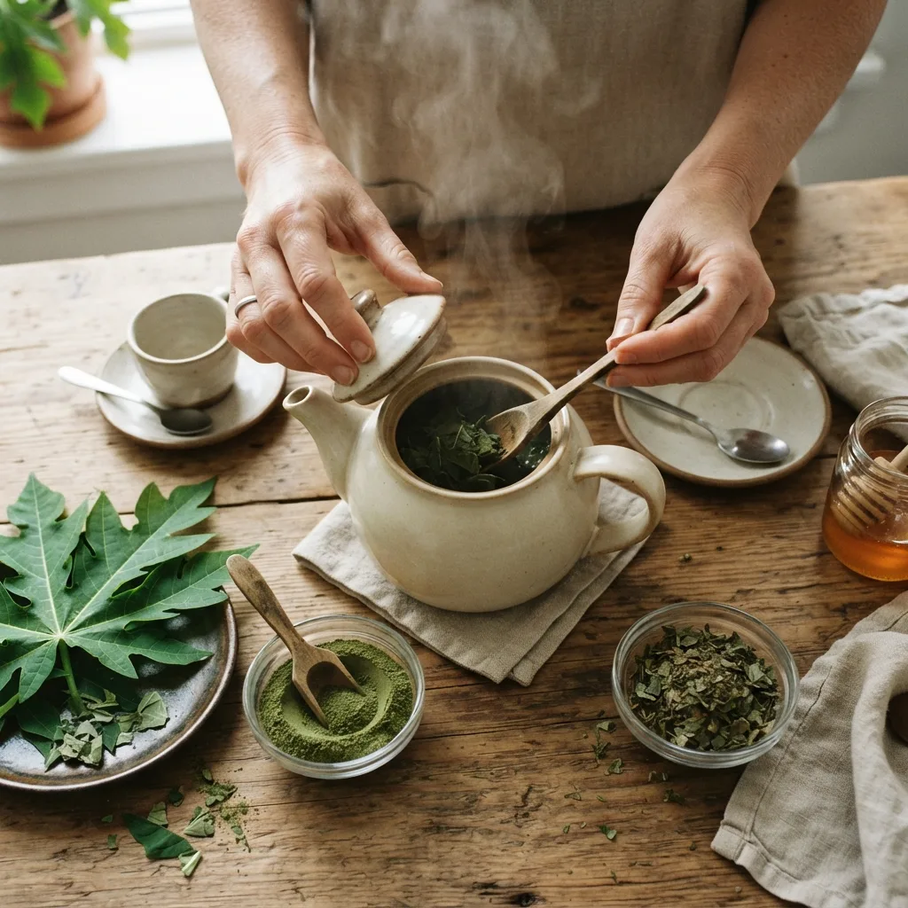 Papaya Leaf Extract Quality Assurance