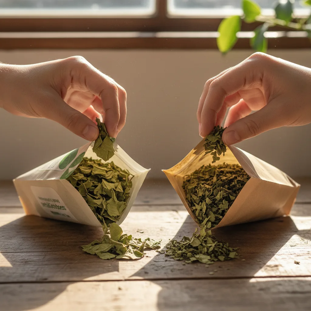 herbal tea selection