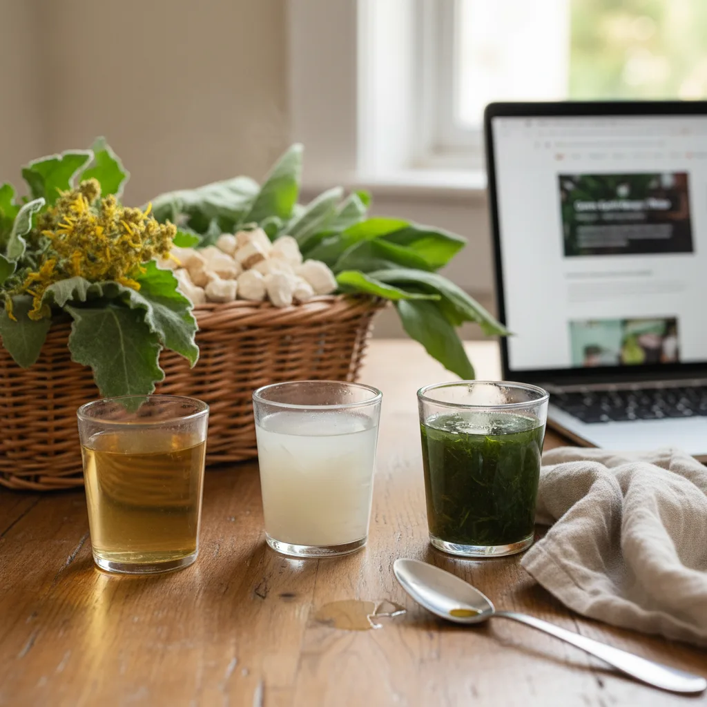 mucilaginous herbal teas differences