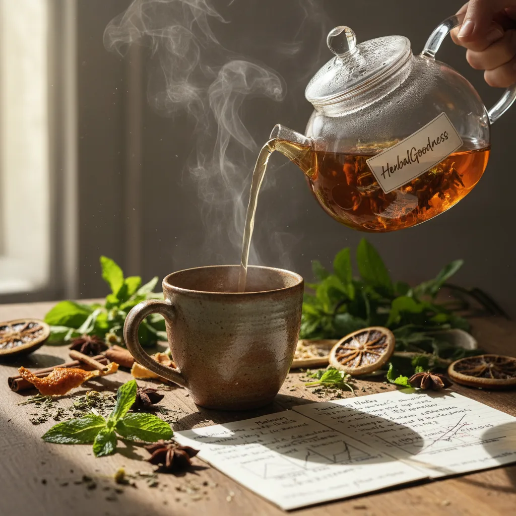 visual assessment of herbal teas
