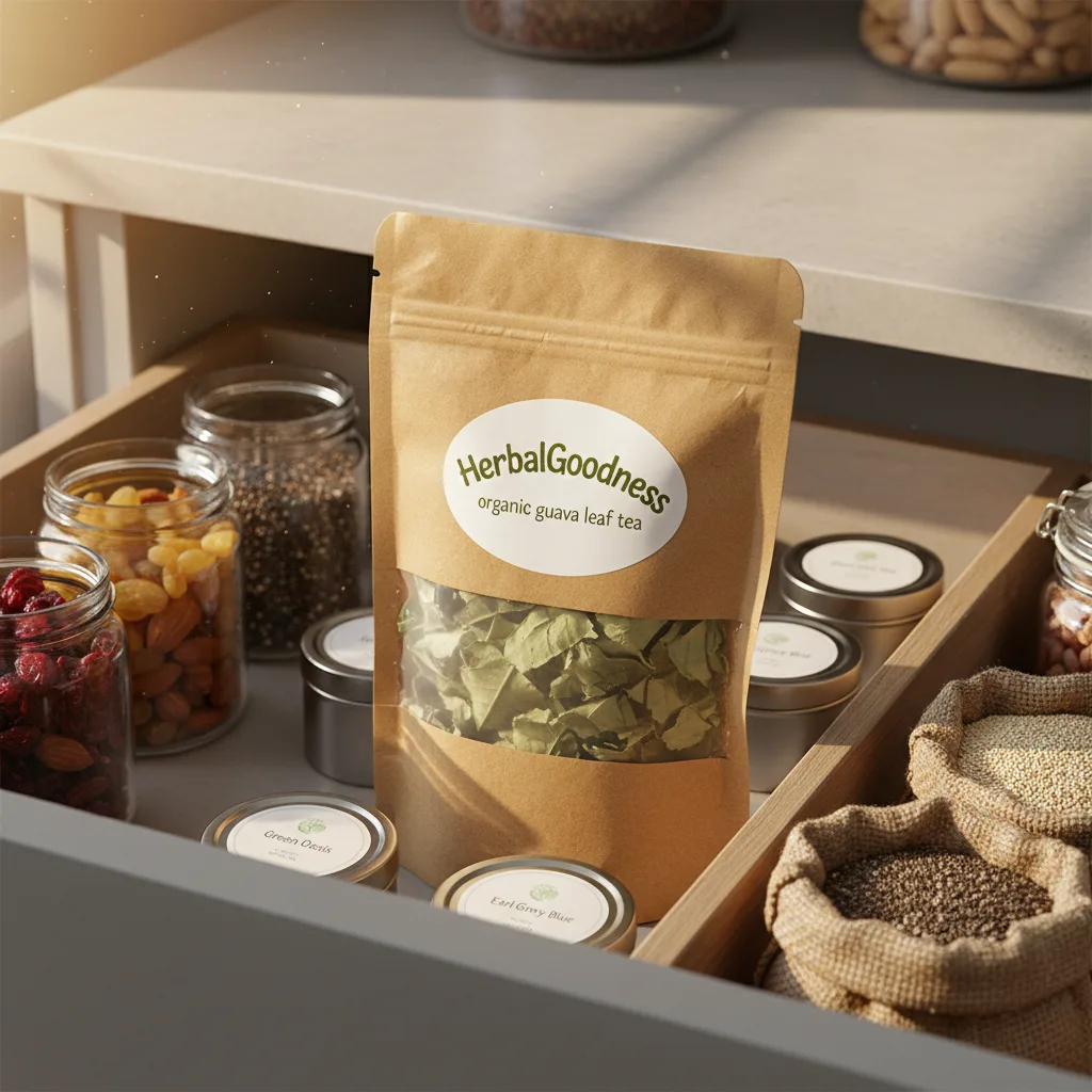 Glass Jar Storage for Tea