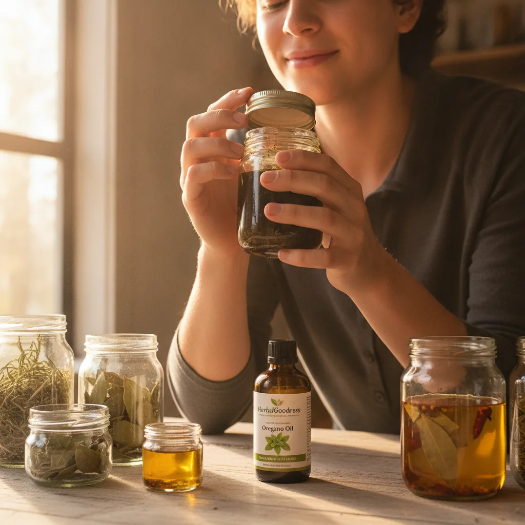 Home Oregano Oil Experiment
