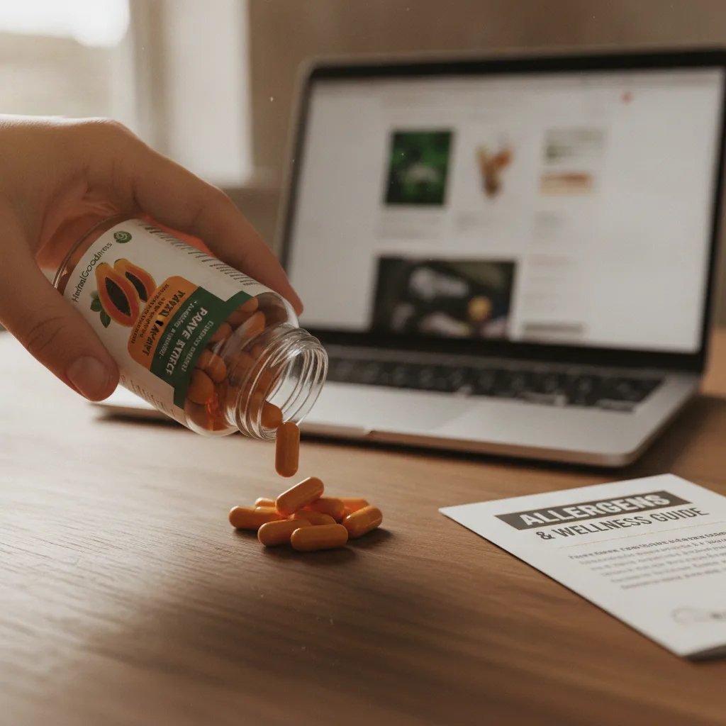 Papaya capsules concept