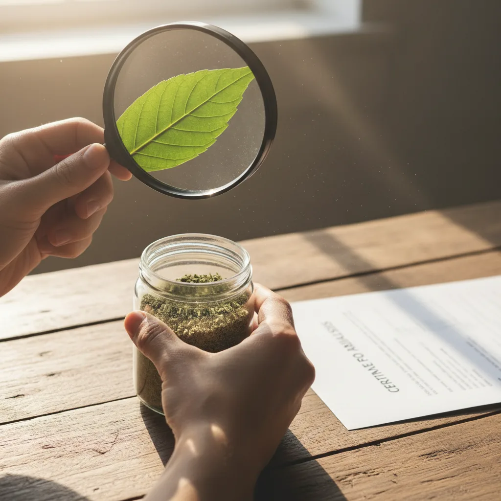 quality control testing botanicals