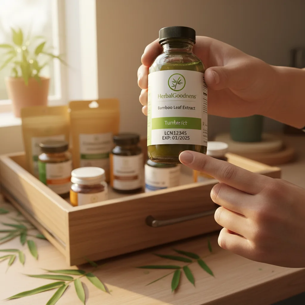 organic bamboo leaf extract
