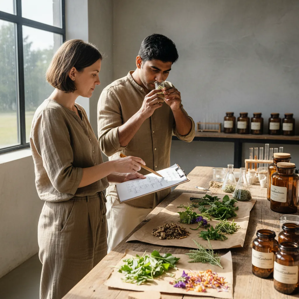 herbal teamwork and manufacturing