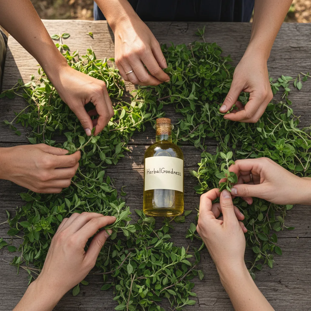 fair-trade oregano farm workers