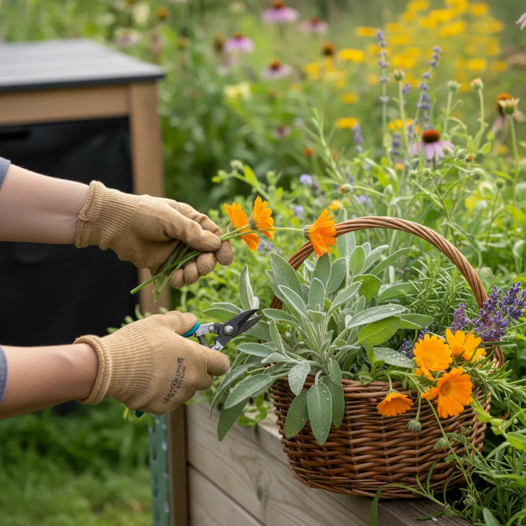 volunteers at community garden workshop