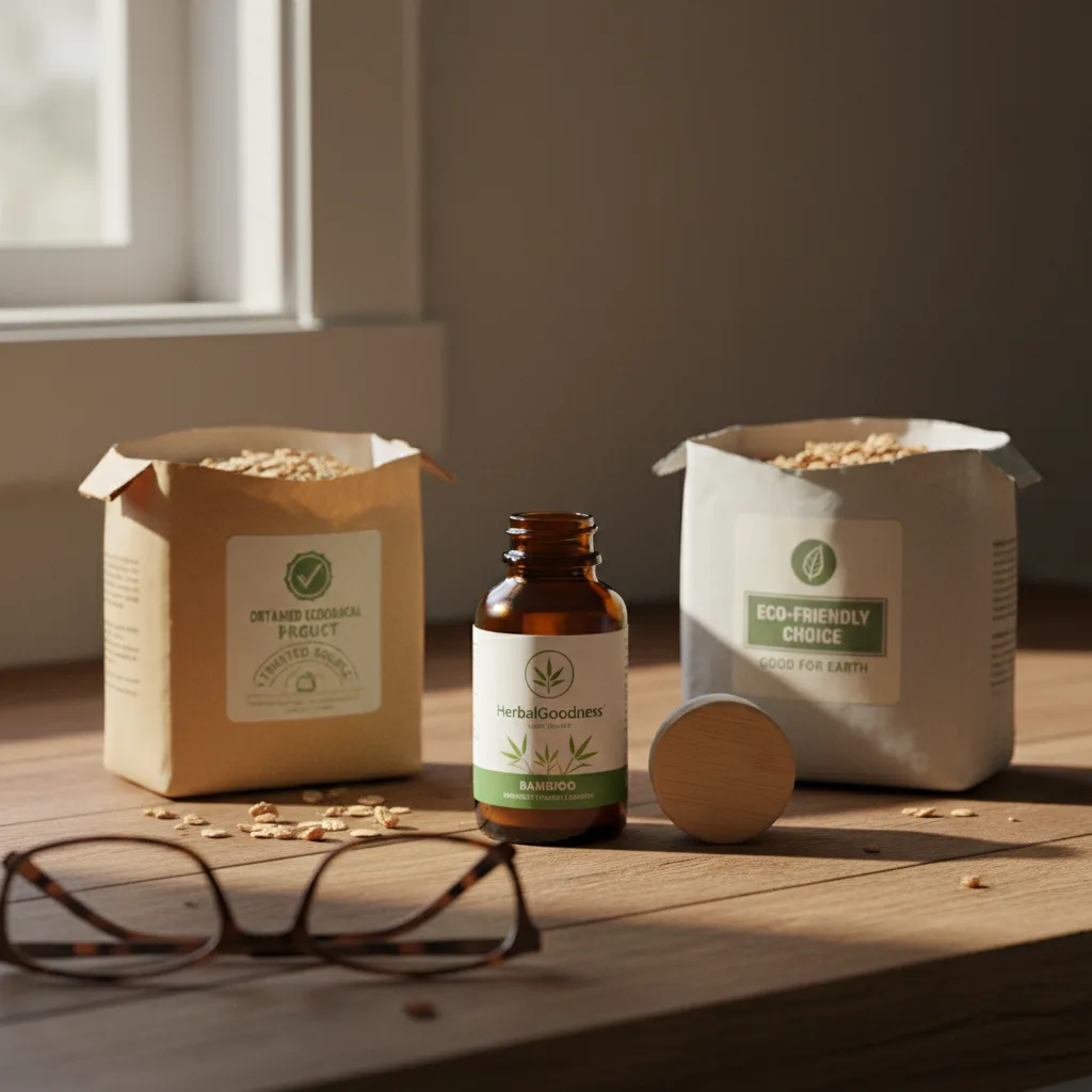 sustainable bamboo extract packaging