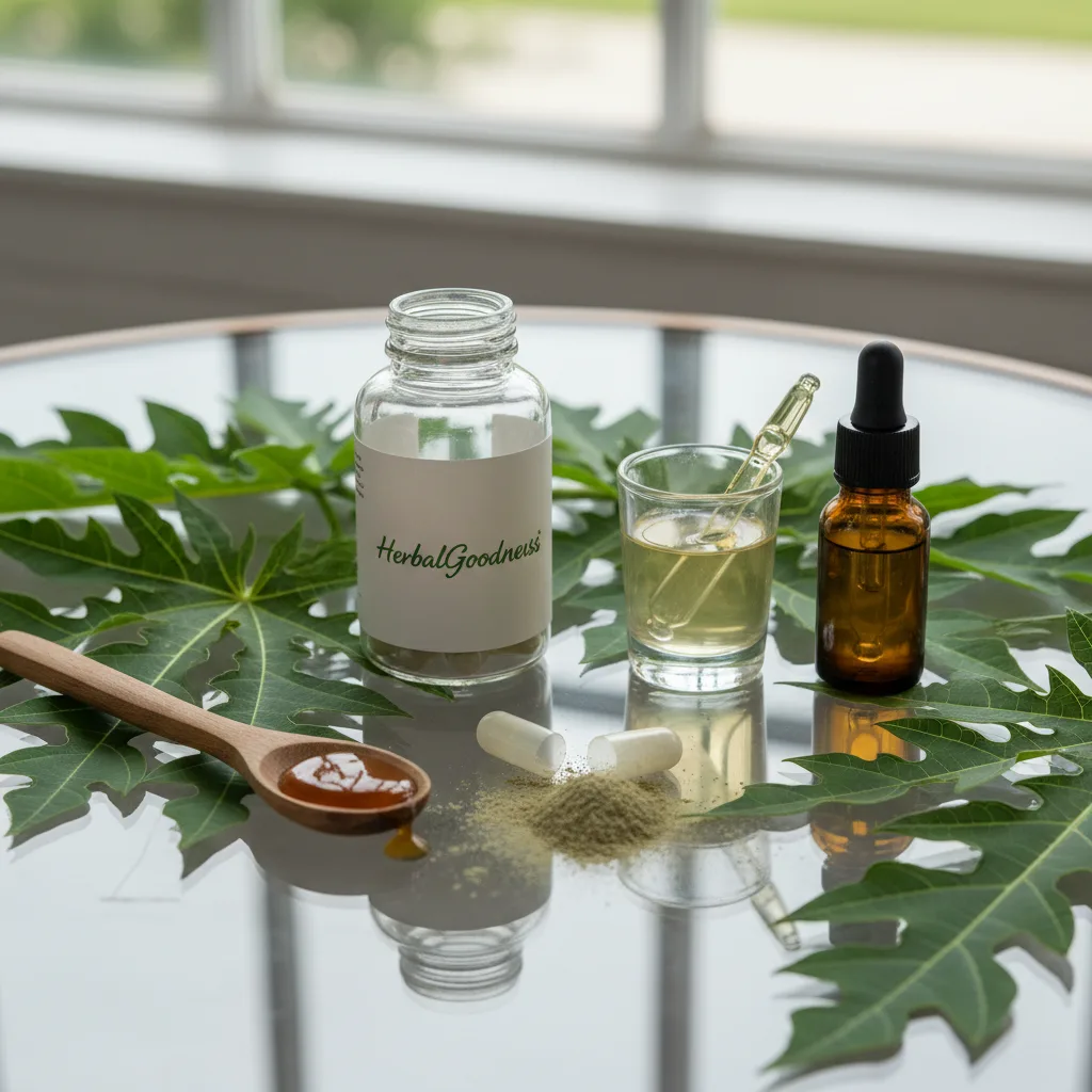 papaya-leaf-capsules-label-extraction