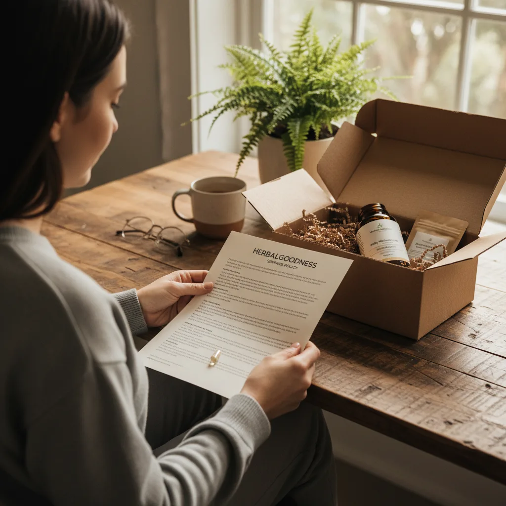 Herbal supplement bottle and boxes delivery