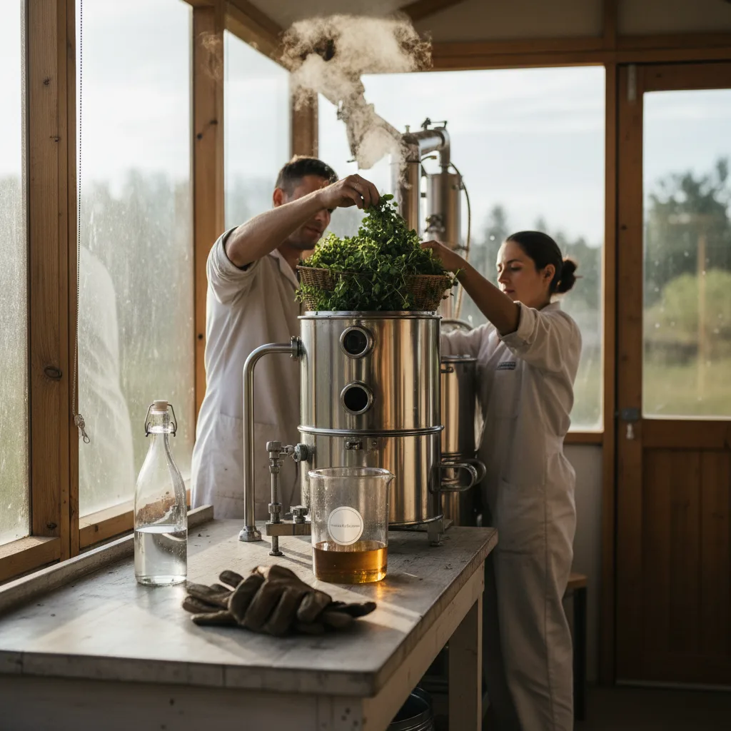sustainable oregano extraction