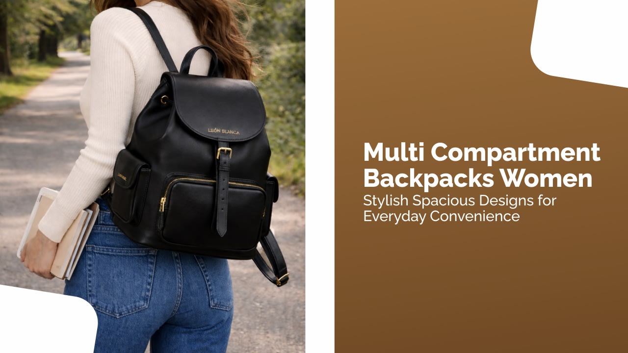 Multi Compartment Backpacks Women Stylish & Spacious