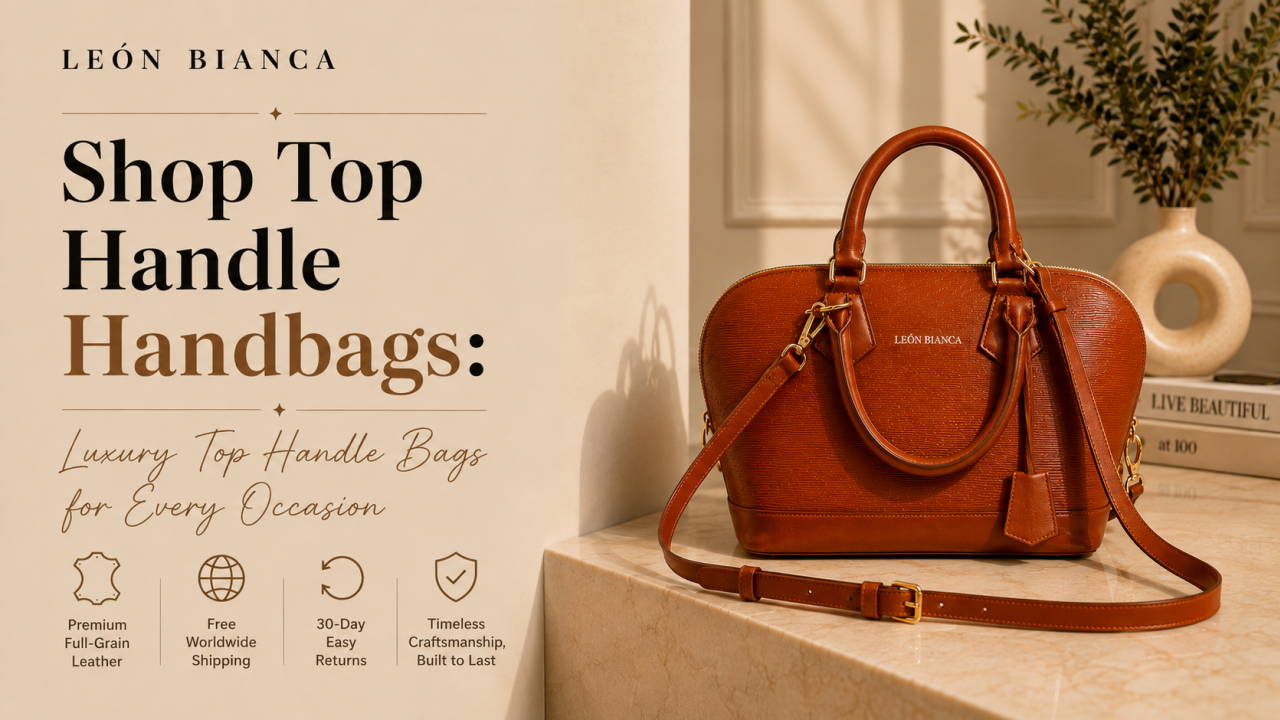 Top Handle Handbags: How to Choose the Right One | LE脫N BIANCA