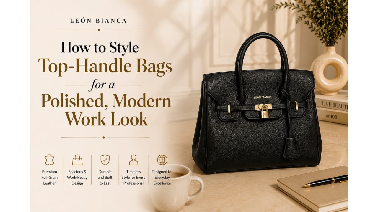 How to Style Top-Handle Bags for a Polished Work Look
