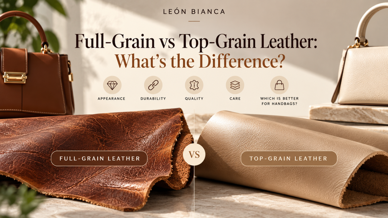 Full-Grain vs Top-Grain Leather: What's the Difference?