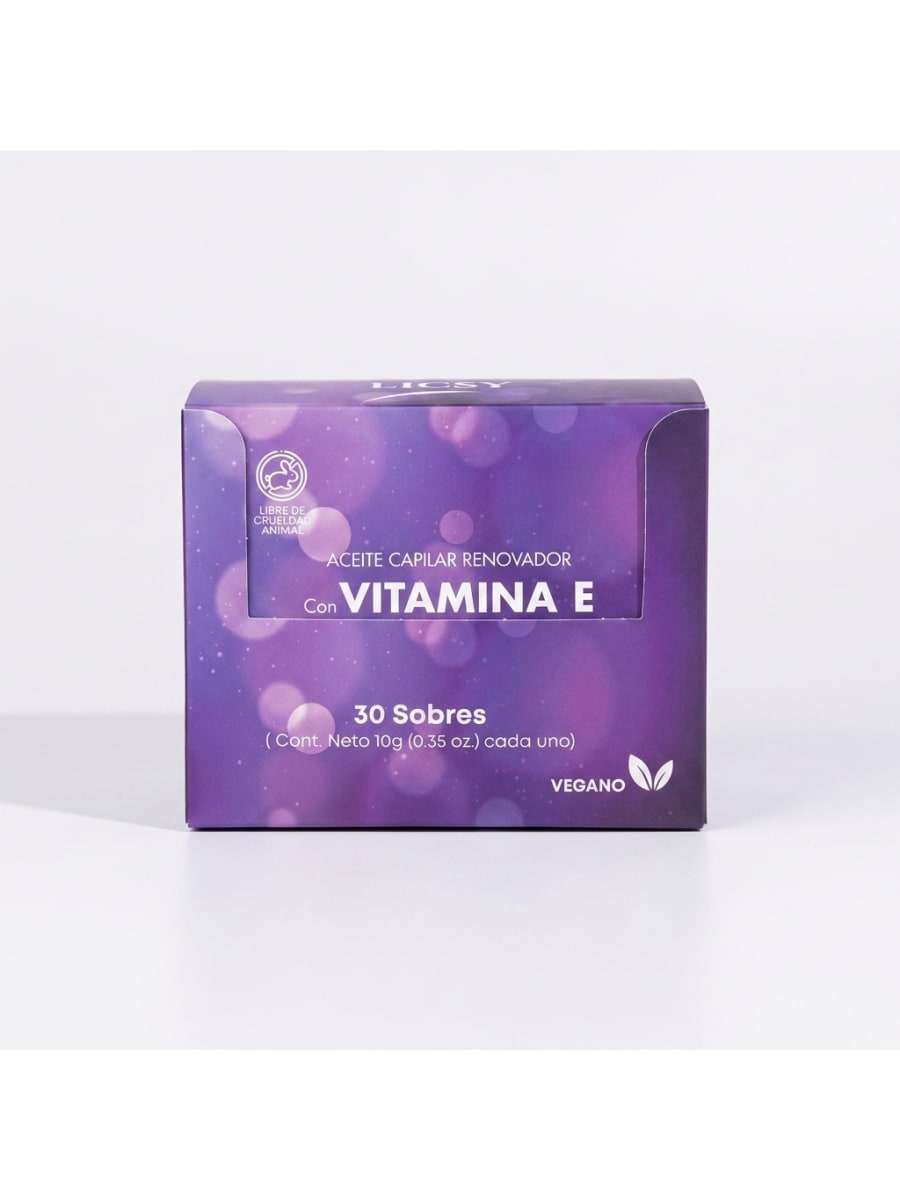 Capilar Aceite Capilar en Sachets Vitamina E (Caja x30) — capilar al por mayor LICSY