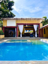 Cabaña piscina privada Melgar — Villa Formentera jacuzzi integrado para grupos pequeños