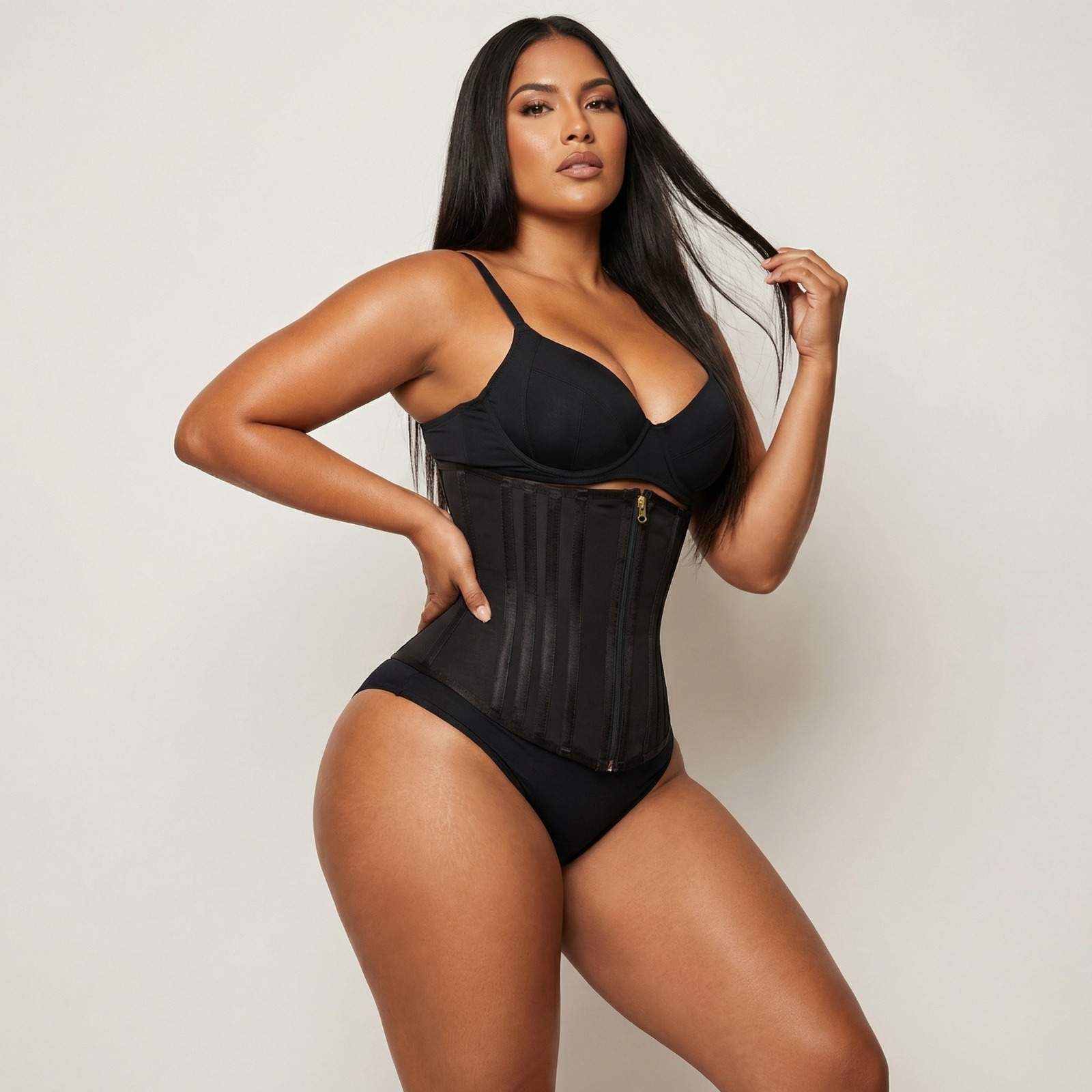 Cinturilla extrema de avispa con varillas