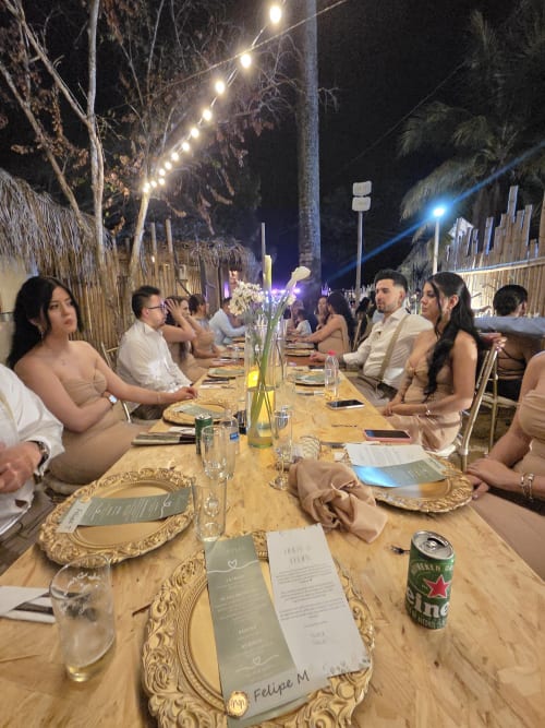 Real wedding held at the Lotus villas in Melgar, Tolima, Colombia - guests