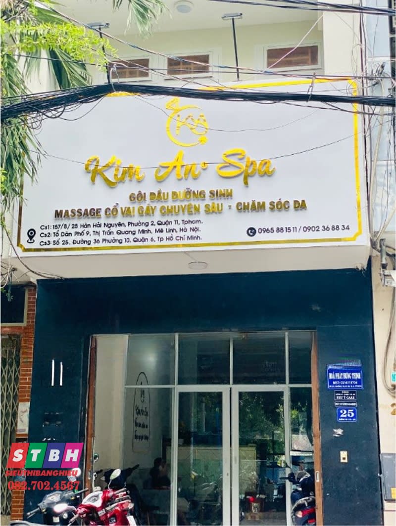 Bảng hiệu Kim An Spa