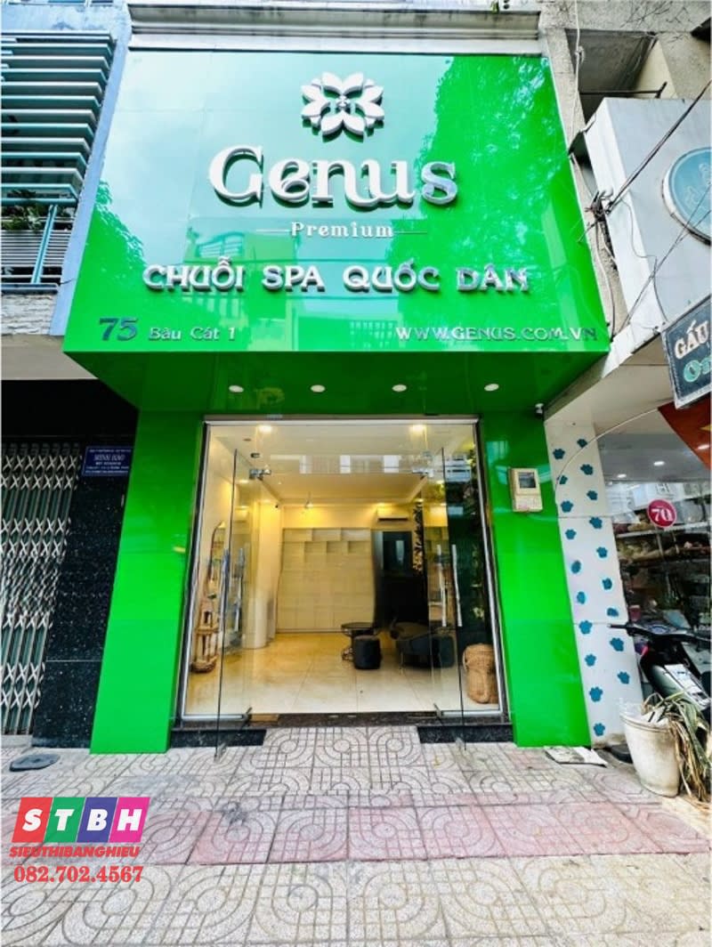 Bảng hiệu Spa Genus