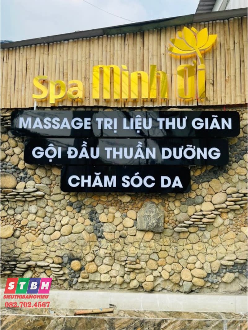 Bảng hiệu Spa Mình ơi