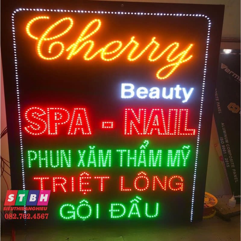 Bảng hiệu Spa Led