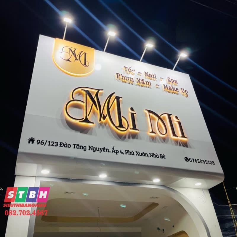 Bảng hiệu Mimi Spa