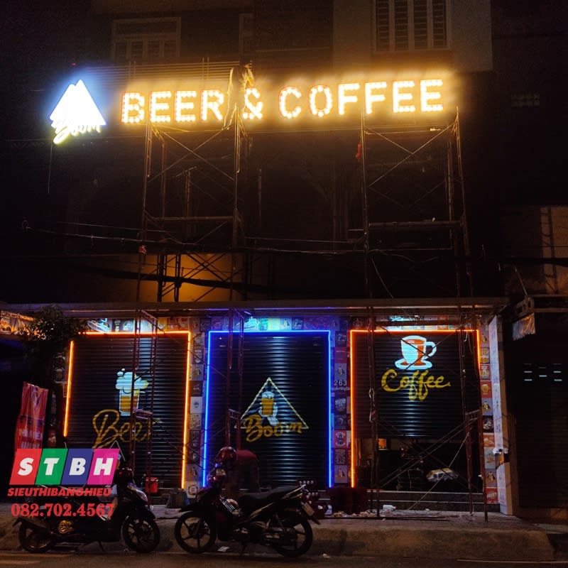 Bảng hiệu Beer & Coffee