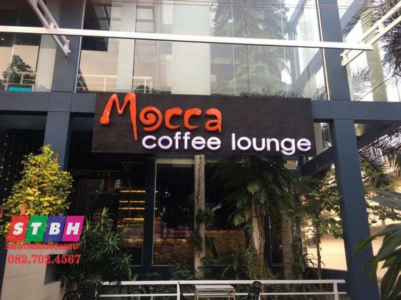 Bảng hiệu coffee Mocca