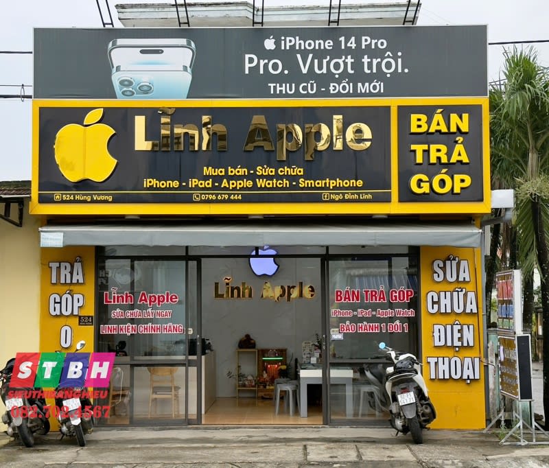 Bảng hiệu Linh Apple